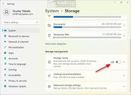 Use Storage Sense (Windows Cleanup)