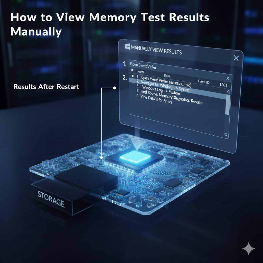 How to View Memory Test Results Manually